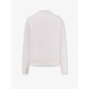 Cotton sweatshirt with logo embroidery