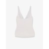 Viscose top with lace inserts