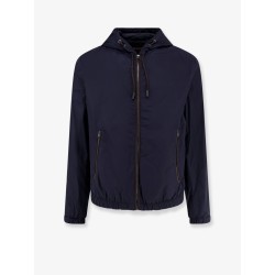 Nylon and silk jacket