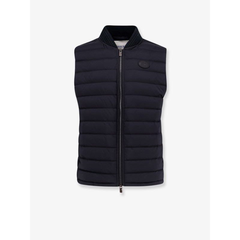 Langham nylon sleeveless jacket
