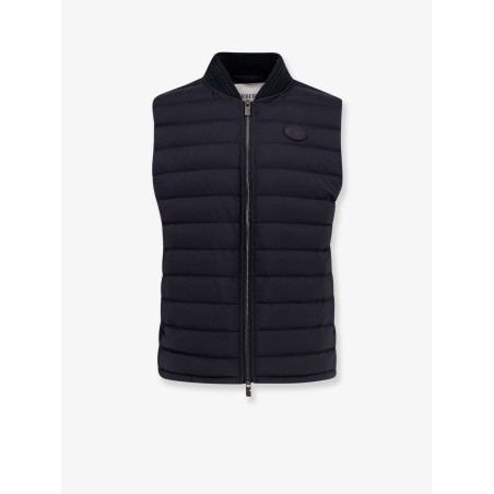 Langham nylon sleeveless jacket
