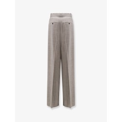 Certified wool trousers with wide leg