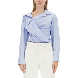 DRAPED SHIRT