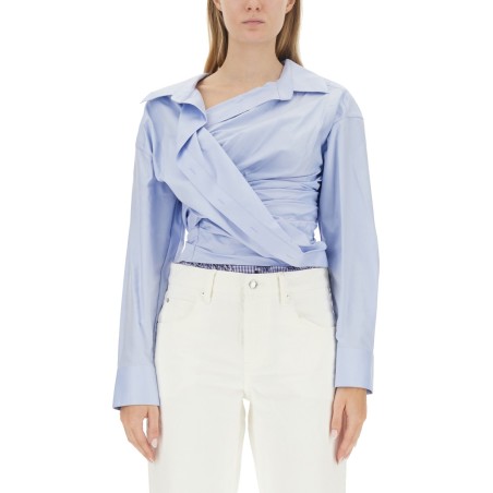 DRAPED SHIRT