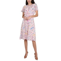 "HEELS AND FLOWERS" DRESS