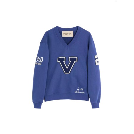 EMBROIDERED COTTON SWEATSHIRT