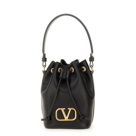 "VLOGO SINGATURE" MINI BUCKET BAG