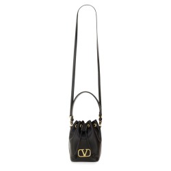 "VLOGO SINGATURE" MINI BUCKET BAG
