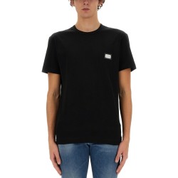 T-SHIRT CON PLACCA LOGATA