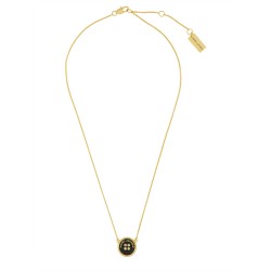 "BUTTON PENDANT" NECKLACE