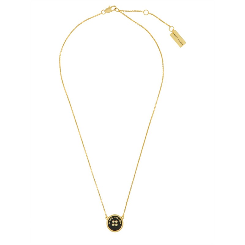 "BUTTON PENDANT" NECKLACE