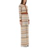 STRIPED PATTERN CARDIGAN
