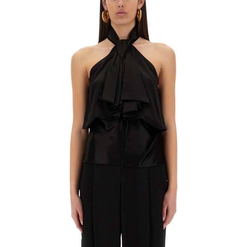 "FLOWING" TOP WITH BOW