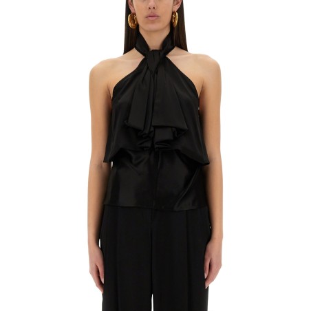 "FLOWING" TOP WITH BOW
