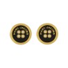 "BUTTON STUD" EARRINGS