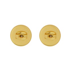 "BUTTON STUD" EARRINGS