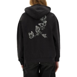"BLACK ISOLI HEART" HOODIE