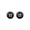 "BUTTON STUD" EARRINGS