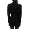 WOOL JACKET WITH PLEATED BACK