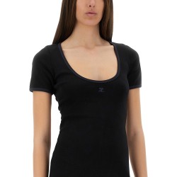 "HOLISTIC CONTRAST" MINI DRESS