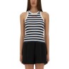"ADA" STRIPED TOP