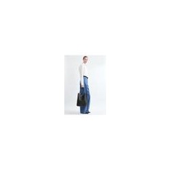 Suede shopping bag