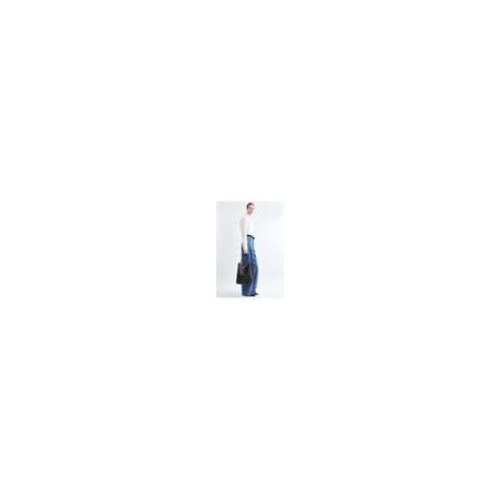 Suede shopping bag