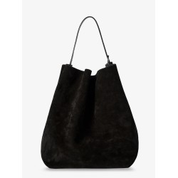 Suede shopping bag