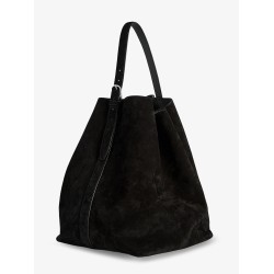 Suede shopping bag