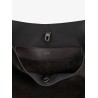Suede shopping bag