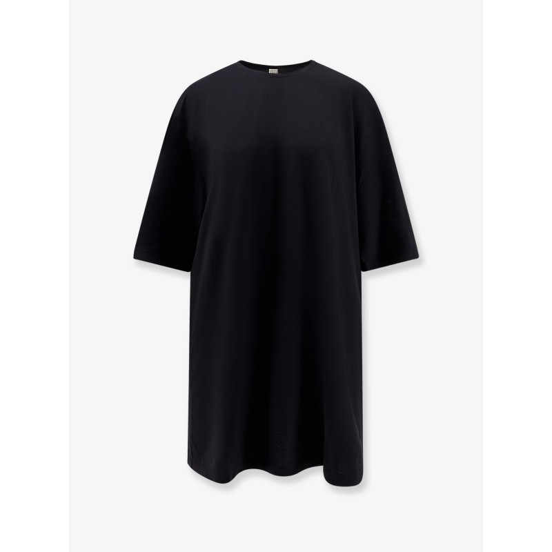 Relaxed Tee lyocell and cotton short dress