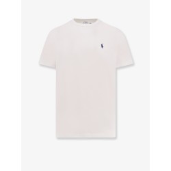 Heavy cotton T-shirt with logo embroidery