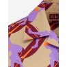 Bowling cotton popeline shirt with all-over surfer print