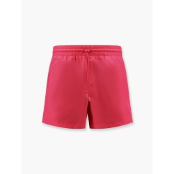 Fluo nylon swim trunks with gucci dust bag