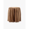 Viscose blend shorts with allover gg logo