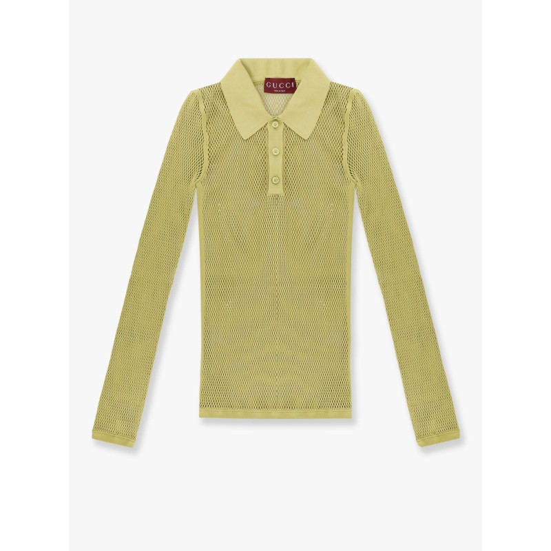 Perforated polo shirt