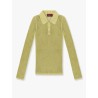 Perforated polo shirt