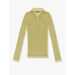 Perforated polo shirt