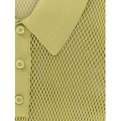 Perforated polo shirt