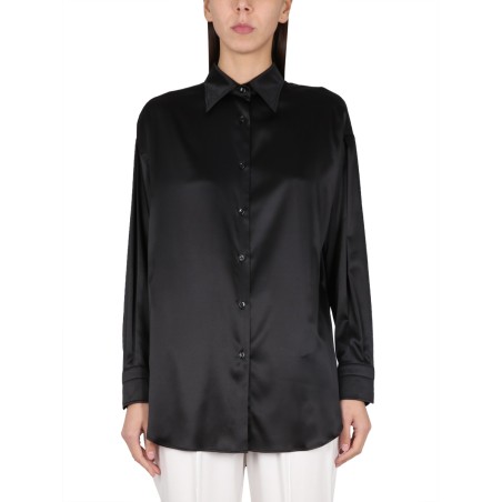 CAMICIA IN RASO DI SETA STRETCH