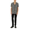 MONOGRAM PRINT PAJAMA SHIRT