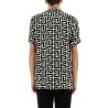 MONOGRAM PRINT PAJAMA SHIRT