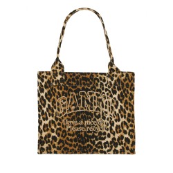 BORSA TOTE LEOPARDATA
