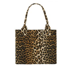 BORSA TOTE LEOPARDATA