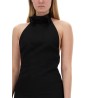 SHORT DRESS WITH NECKLINE ON BACK