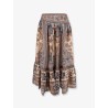 Ascension Tiered midi skirt