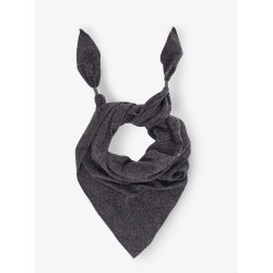 Cashmere scarf with Monili detail