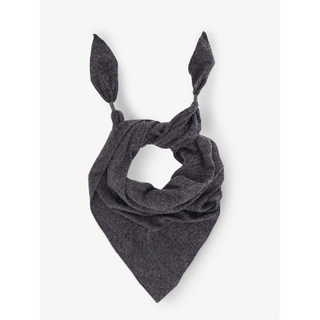 Cashmere scarf with Monili detail