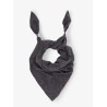 Cashmere scarf with Monili detail