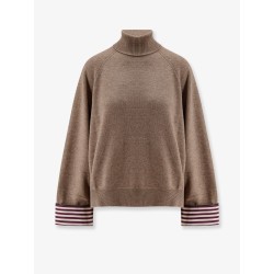 Cashmere sweater with Monili detail